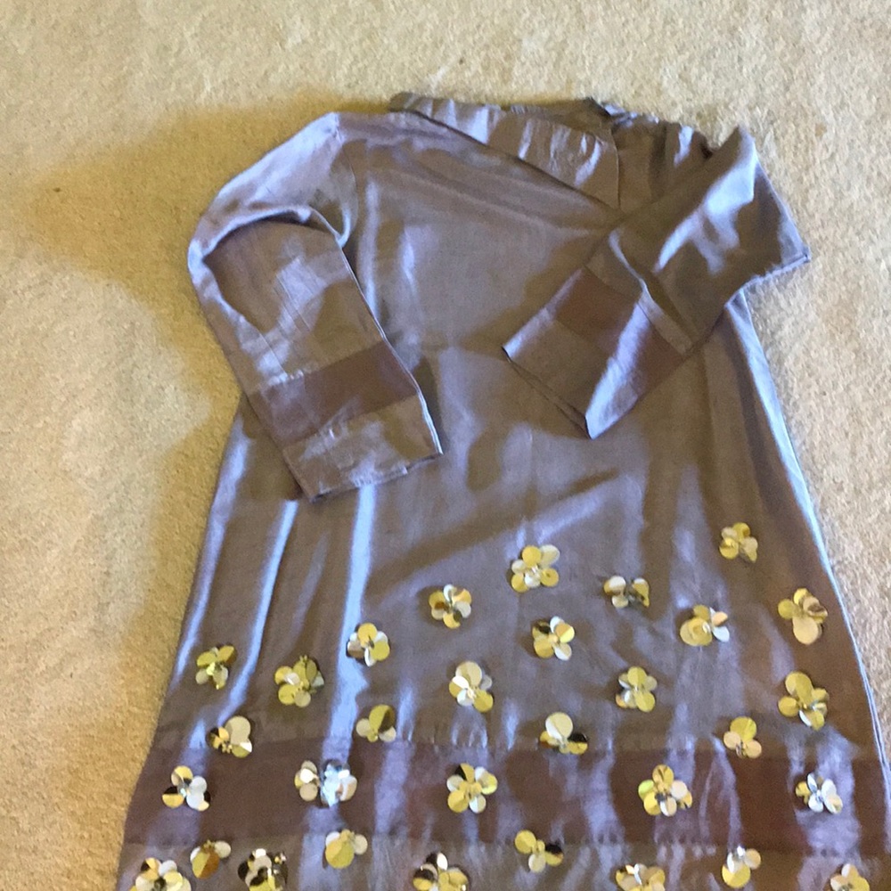 Silk short shirt